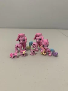Lot Of 6 Hatchimal Mini Figure Toy CollEGGtible Family Unicorn Horse Pink - Picture 1 of 5
