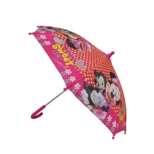 Disney Minnie Mouse Taslon Chic Pink Folding Girls Children's Umbrella, 38 cm - Foto 1 di 1