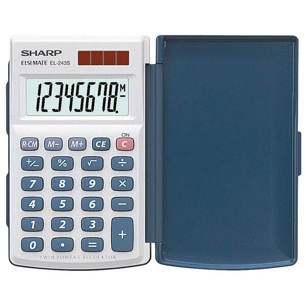 Calculadora De Bolsillo Sharp EL-243S - Imagen 1 de 1