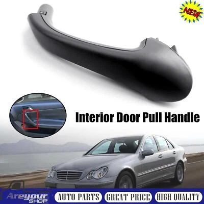 Fits Mercedes-Benz W203 C-Class Front Left Interior Door Pull Handle OE Black .· Foto 1 de 4