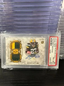 Colección del Museo Topps Eddie Lacy #SSDRA-EL Novato / 25 Parches Automáticos RPA PSA 8.5 - Imagen 1 de 2