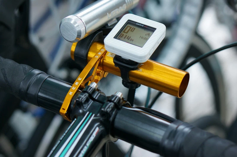 KCNC Carretera Montaña E-Bike Ciclismo Manillar Extensión Montaje Inteligente Color Dorado Foto 1 de 4