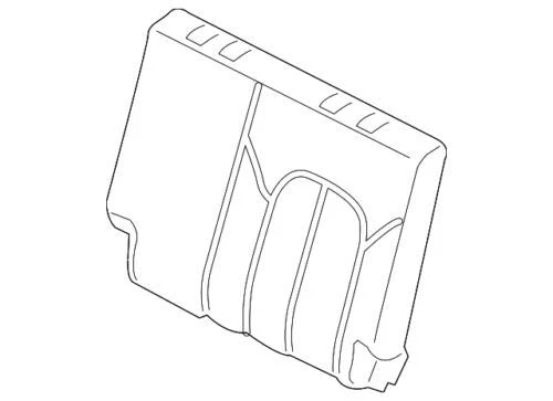 Conjunto de cubierta de asiento trasero derecho original Ford Expedition 2018-2019 JL1Z-7866600-KA Foto 1 de 2