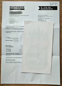 Southside Festival 2025 Trailer Park - Camping Regular Normal WoMo Plakette - Bild 1 von 3