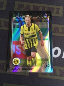 2024-25 Topps UEFA Competition Julian Brandt Black Lava Wave Mist SSP Dortmund - Picture 1 of 2