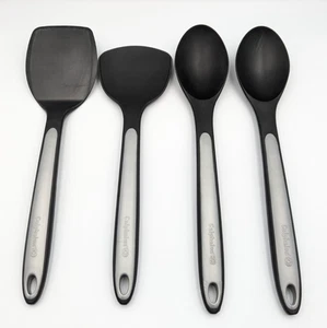 Calphalon Schwarz Nylon Küchenutensilien Set 4-teilig Löffel und Wender Set - Bild 1 von 14