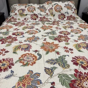 Rose Tree Shenandoah Multi-Color Floral King Comforter Set 110x95 Reversible - Picture 1 of 12