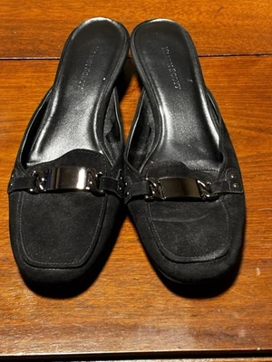 Mula Karen Scott couro camurça preto modelo Dylan tamanho 8.5 - Imagem 1 de 4