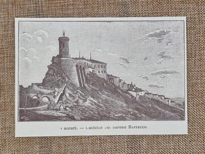 Caccuri nell'800 Castello del Barone Barracco Crotone Calabria - Picture 1 of 1