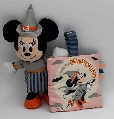 Disney Halloween Minnie Mouse Witch Plush & Activity Square-Crinkle Fabric/Tabs - Image 1 of 4