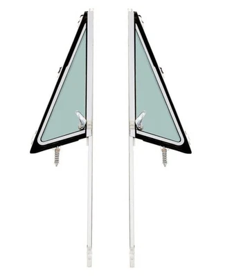 Tinted Wing Vent Window Assembly Set For 1968-1972 Chevy GMC Trucks - Image 1 of 4
