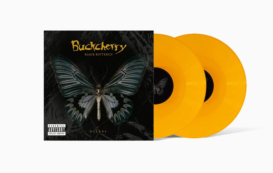 BUCKCHERRY BLACK BUTTERFLY - YELLOW (COLV) (DLX) (OFGV) (YLW) VINYL LP NEW - Image 1 of 1