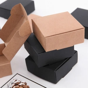 24 Stück Schwarz Karten Verpackung Box Stapelbar Aufbewahrungsboxen für - Bild 1 von 12