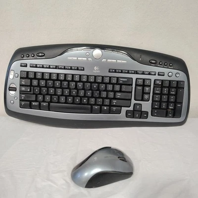 Logitech Gen 1 MX3000 Wireless Keyboard and Mouse Combo No Receiver Black - Image 1 of 4
