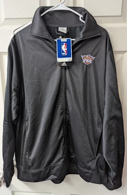 NEW NWT Adidas Track Phoenix Suns Jacket Zip Up NBA Basketball Adult Size XL - Image 1 of 3
