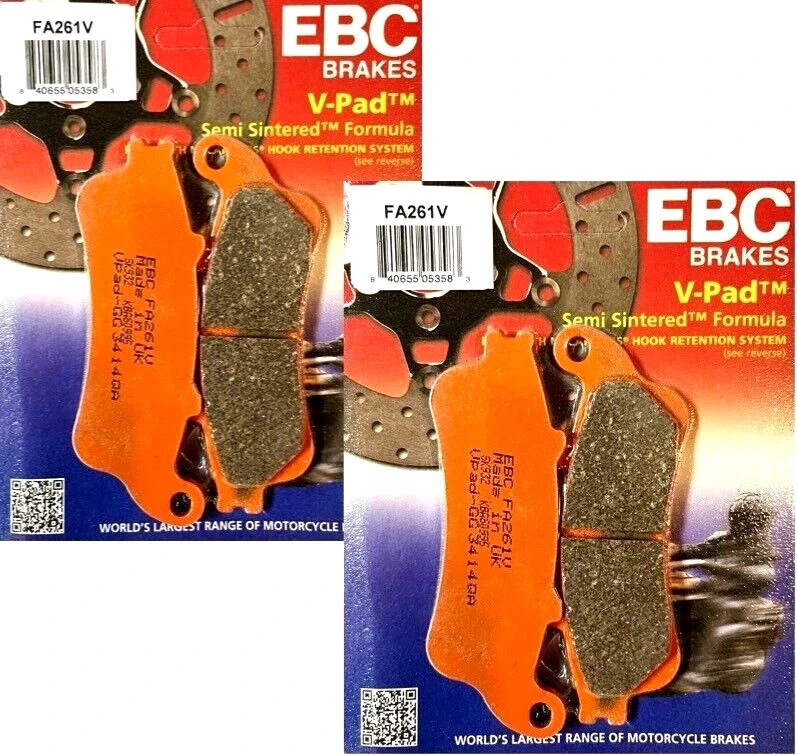 Pastillas de freno delanteras EBC V-Pad para Harley Davidson FXDWG WIDE GLIDE (2000 a 2003) Foto 1 de 1