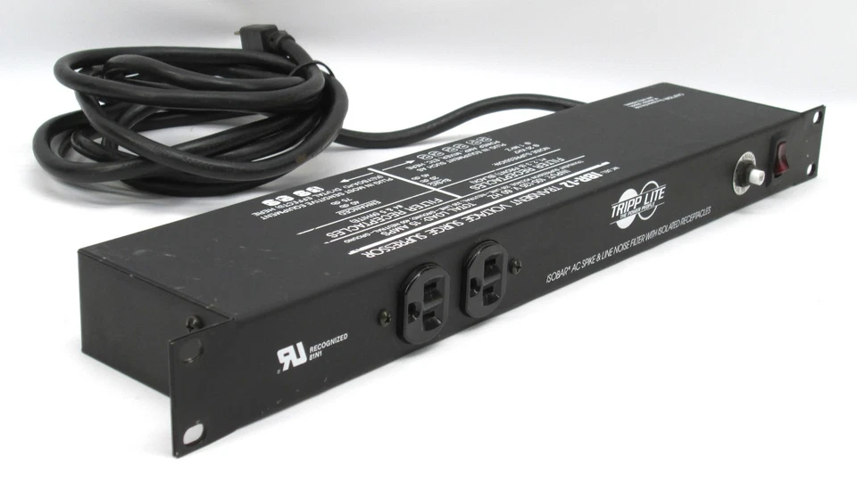 Tripp Lite IBR-12 Isobar 12-Outlet Network Server Surge Supressor 15A 105-135V - Image 1 of 2