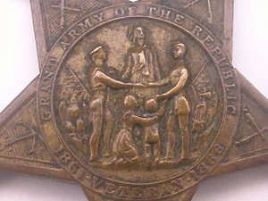 G.A.R. Veterans Badge of The Grand Army Of the Republic 1861-1866 N - Picture 1 of 18