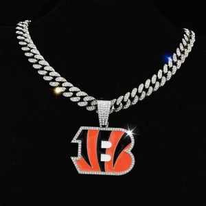 Collana con ciondolo oro/argento Cincinnati Bengals - Foto 1 di 4