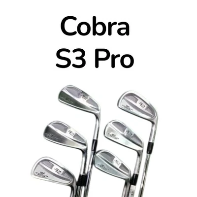 [Cobra] S3 Pro Iron Set 6pcs 5-6-7-8-9-Pw Shaft Dynamic Gold S200 Flex S Stiff - Image 1 of 4