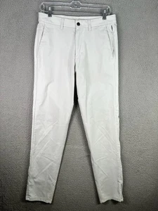 Lululemon Ventlight Commission Pants Mens 30x30 White Slim Fit Stretch Golf - Picture 1 of 15