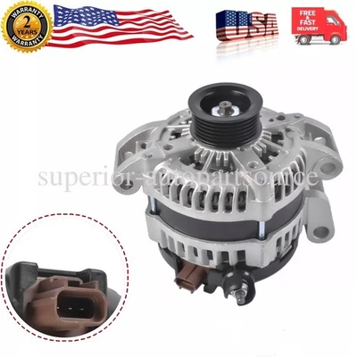 全新 适用于福特 F-250 F-350 Super Duty 2013-2022 V8 6.2L 200A 12V CW 6G 交流发电机 — 第 1/4 张图片