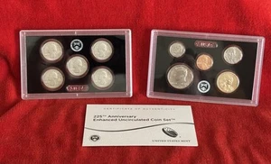 2017 S United States Mint 225th Anniversary Enhanced Uncirculated Coin Set - Picture 1 of 11
