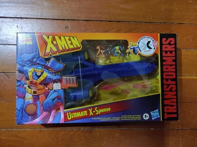 Figura Transformers X-Men Ultimate X-Spanse Blackbird X-Jet Hasbro colaborativo Foto 1 de 4