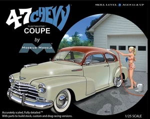 MOEBIUS 1/25 1947 Chevrolet Fleetmaster Cupé Coche Modelo Kit MOE2302-NUEVO - Imagen 1 de 1