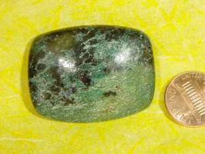 ABERW Fuschit Lapidar Cabochon Anhänger 9769A - Bild 1 von 1
