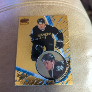 1997-98 Pacific Invincible Stars Hockey Card #40 Jamie Langenbrunner - Picture 1 of 2