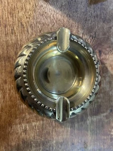 Vintage Leonard Brass 3” Ashtray - Picture 1 of 5