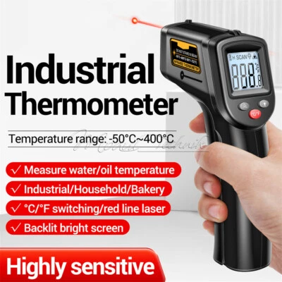 ANENG TH201 Digital Infrared Thermometer Temperature Laser IR Cooking -50~400℃ - Bild 1 von 4