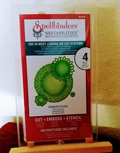 Spellbinders Nestabilities Die Cut DELIGHTFUL CIRCLES S4-415 A1 - Picture 1 of 3