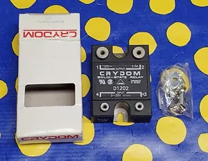 CRYDOM D1202 Solid State Relay, Input 3-32 DCV, Output 120 VAC 2.5A ---NEW--- - Picture 1 of 6