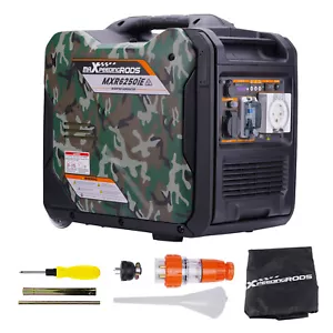 Inverter Generator 5500W Max 5000W Generator portable Petrol Electric Start Camp - Picture 1 of 15
