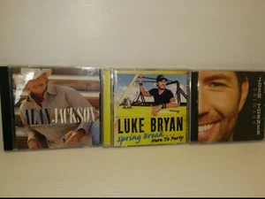 ALAN JACKSON GREATES HITS II, LUKE BRYAN SPRING BREAK, JOSH TURNER HAYWIRE 3 CD - Picture 1 of 7
