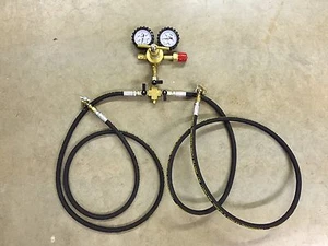 800 Psi Nitrogen Regulator Dual Outlets Race Bypass Shock No Loss Chuck Nal - Bild 1 von 5