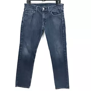 Levi's 511 Jeans Mens 32x30 Blue Distressed Midrise Medium Wash Denim Whiskered - Picture 1 of 8