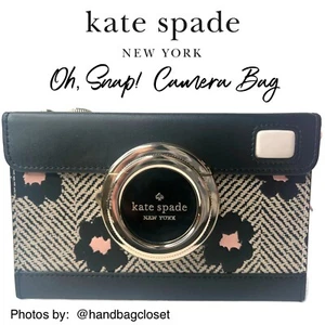 KATE SPADE New York Oh Snap Black Camera Novelty Crossbody Bag - Picture 1 of 14