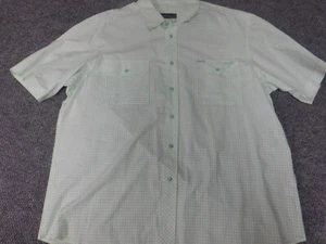 Rocawear Shirt 2XL XXL Y2K Mens green  Logo pockets classic button down - Picture 1 of 14