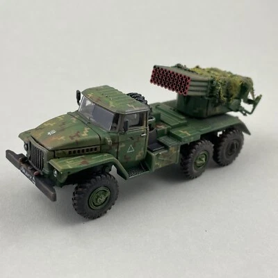 Pro Painted BM-21 Grad Ukrainian Army Diecast Tank Model De Agostini 1/72 Scale - Image 1 of 4