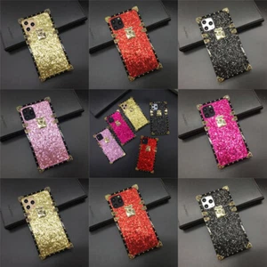 For Samsung S21 Note20 S20 S10 S9 S8 Luxury Gold Bling Glitter Case Cover - Picture 1 of 18