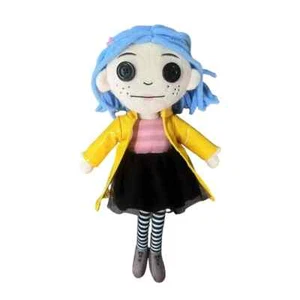 Coraline 11" Anime Figure Plush Doll Cartoon Stuffed Toy Kids Gift - Picture 1 of 4