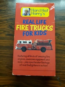 Hard Hat Harry's: Real Life Fire Trucks For Kids (VHS) VHS tape - Picture 1 of 7