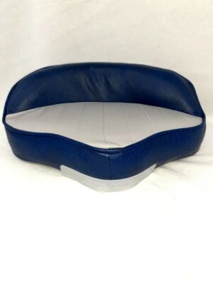 Сиденье прикладное лодочное Wise WD112BP-660 серое и темно-синее - Изображение 1 из 3