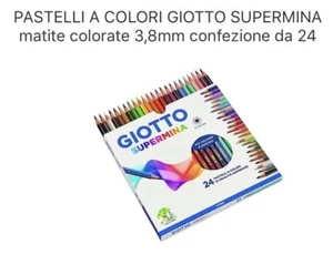 GIOTTO SUPERMINA Colored Pencils 3.8mm Pack of 24 - Picture 1 of 3