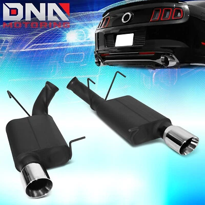 Sistema de escape eje trasero punta silenciador 3" OD para Ford Mustang 2013-2014 5,0 L 2 piezas Foto 1 de 4