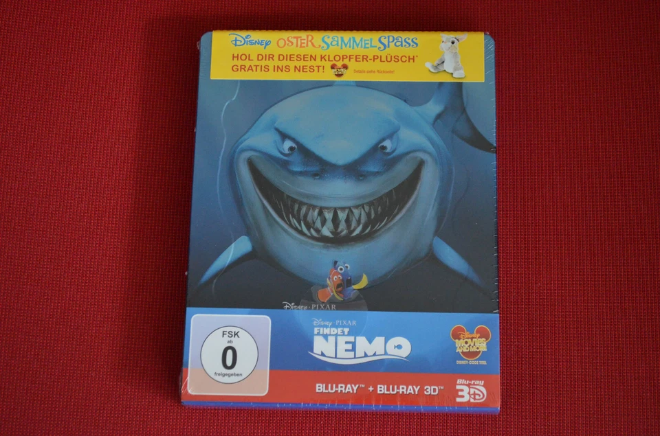 Findet Nemo - geprägtes Steelbook (Blu-ray 3D + Blu-ray) Neu & OVP in Folie !! - Bild 1 von 2