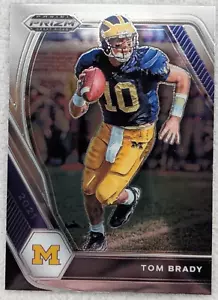 2021 Panini Prizm Silver Draft Picks Tom Brady #6 Football Card Loose - Picture 1 of 7